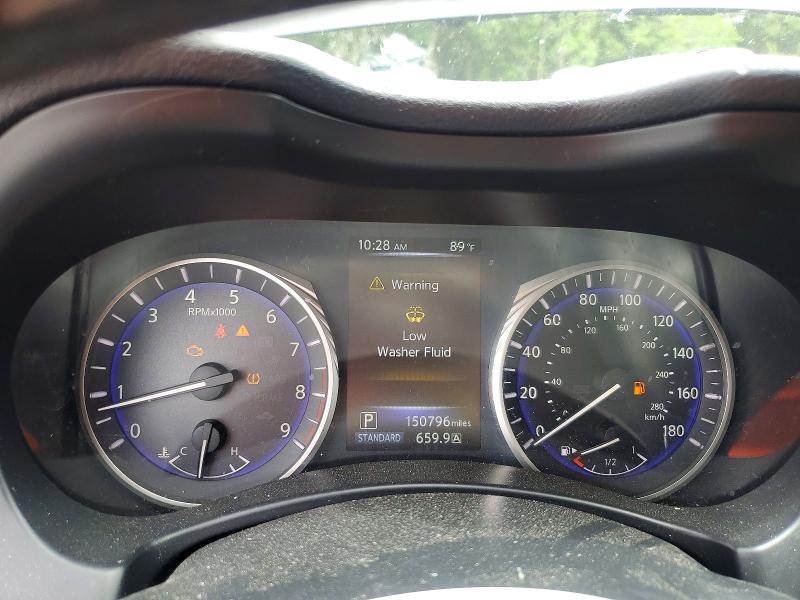 2014 Infiniti Q50 VIN JN1BV7AP7EM689679 COPART salvage auction — FRONT END, TX - SALVAGE VEHICLE TITLE, sold $1,050 on 2026-08-03 (photo 9)