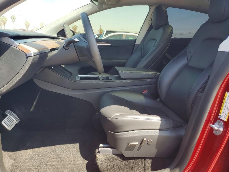2024 Tesla Model y VIN 7SAYGDEFXRF058802 COPART salvage auction — FRONT END, Ca - Salvage Certificate, sold $12,200 on 2026-07-30 (photo 7)