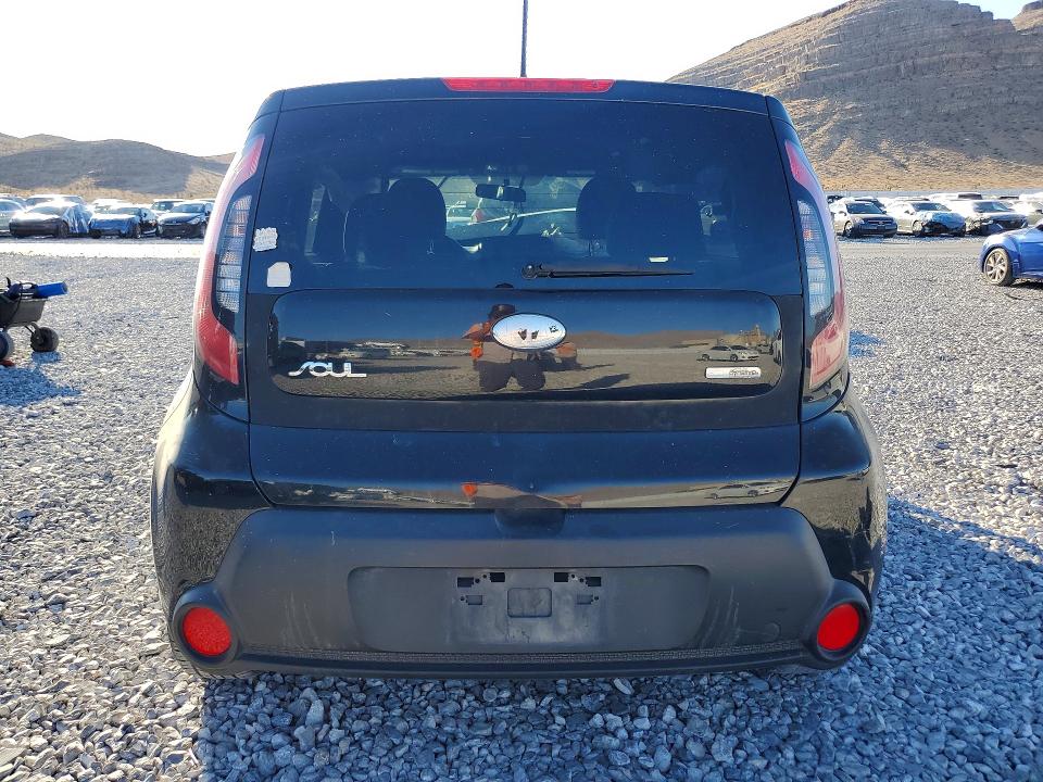 2014 Kia Soul VIN KNDJP3A56E7015189 COPART salvage auction — FRONT END, Nv - Salvage Title, sold $125 on 2026-07-20 (photo 6)