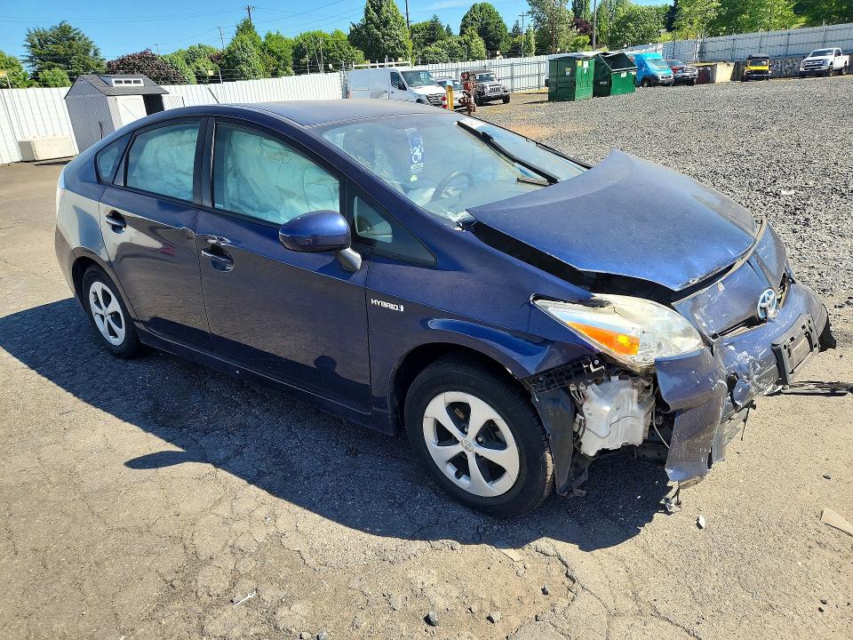 2014 Toyota Prius VIN JTDKN3DUXE1793401 COPART salvage auction — FRONT END, Or - Salvage Title Certificate, sold $1,400 on 2026-07-20 (photo 4)