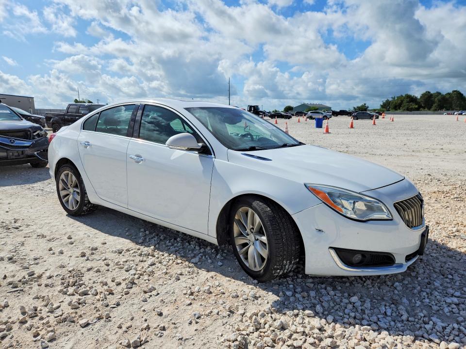 2014 Buick Regal VIN 2G4GN5EX9E9279993 COPART salvage auction — FRONT END, Tx - Salvage Vehicle Title, sold $625 on 2026-07-02 (photo 4)