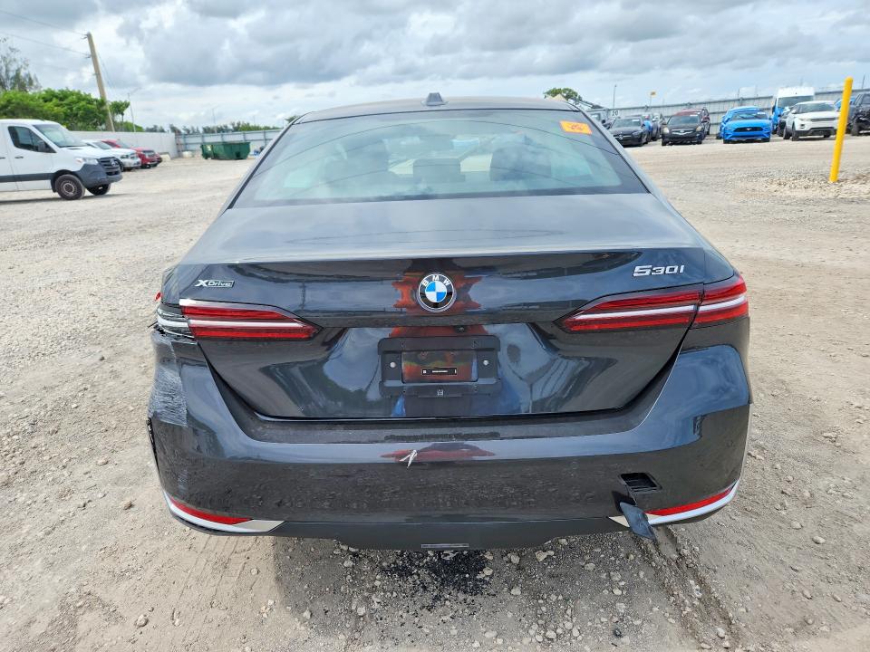 2024 BMW 5er VIN WBA53FJ04RCS08342 COPART salvage auction — FRONT END, Fl - Certificate Of Destruction, sold $15 on 2026-07-29 (photo 6)