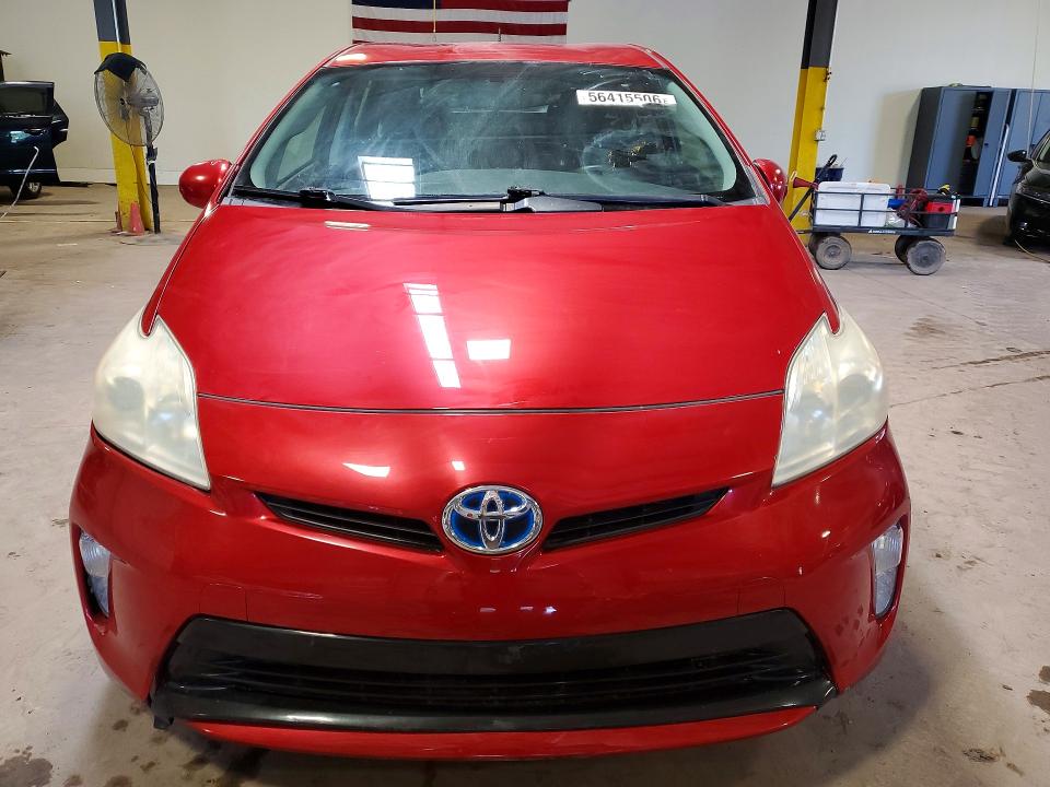 2012 Toyota Prius VIN JTDKN3DU9C1566004 COPART salvage auction — REAR END, Pa - Certificate Of Salvage, sold $2,000 on 2026-07-20 (photo 5)