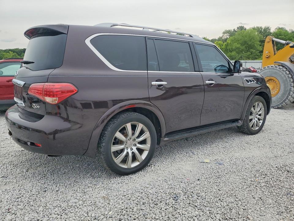 2011 Infiniti Qx56 VIN JN8AZ2NE5B9007037 COPART salvage auction — MECHANICAL, Oh - Certificate Of Title, sold $325 on 2026-07-24 (photo 3)