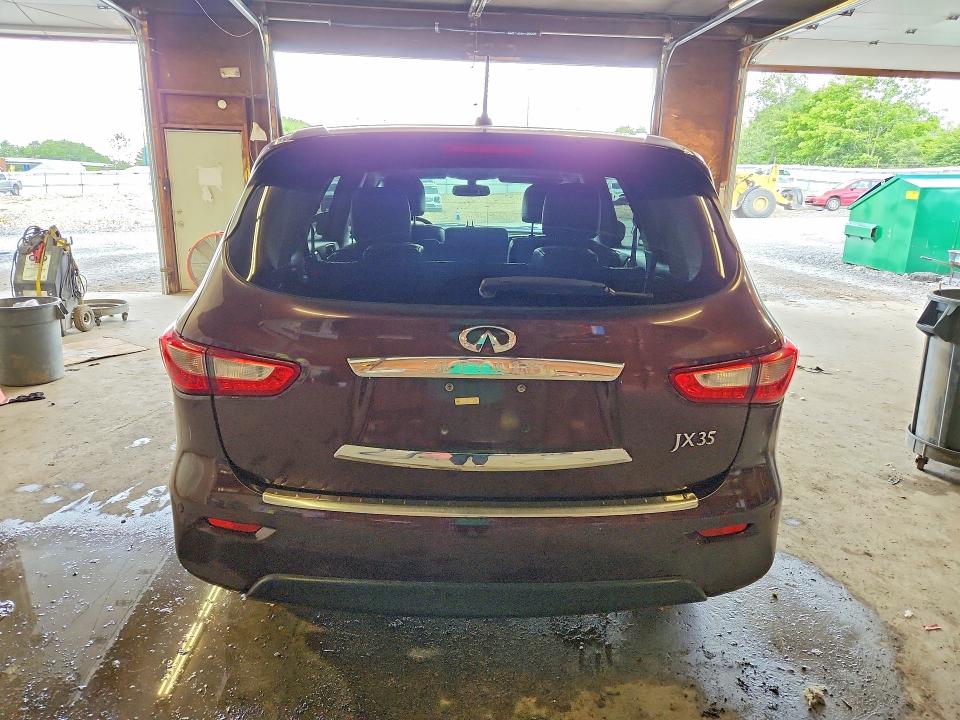 2013 Infiniti Jx35 VIN 5N1AL0MM8DC332583 COPART salvage auction — NORMAL WEAR, PA - CERT OF TITLE, sold $1,450 on 2026-07-02 (photo 6)