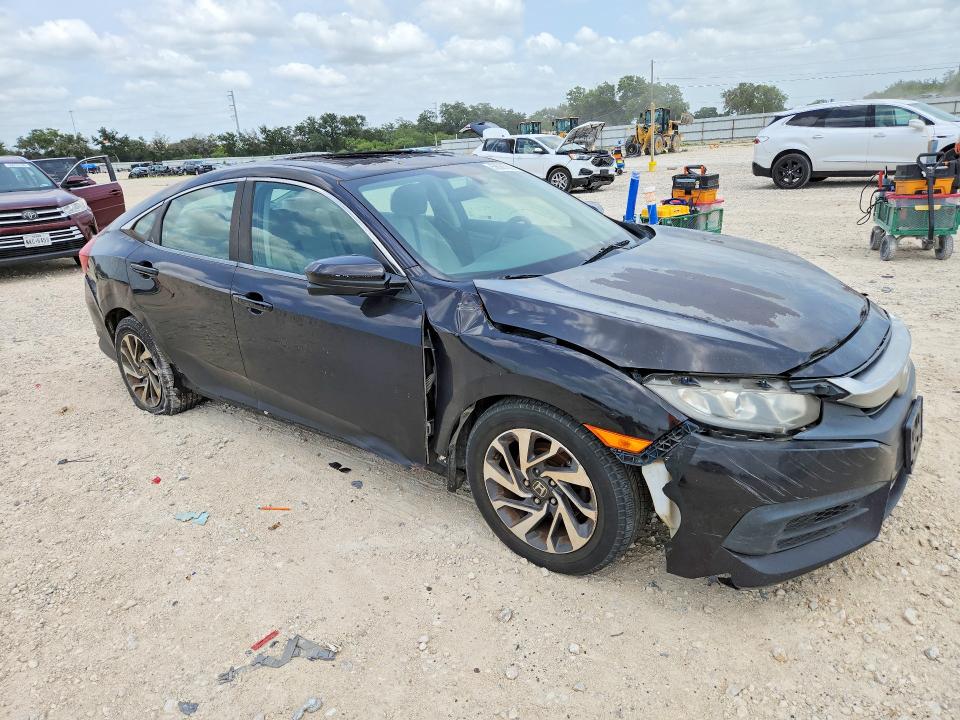 2018 Honda Civic VIN 2HGFC2F72JH553491 COPART salvage auction — FRONT END, Tx - Certificate Of Title, sold $1,500 on 2026-07-02 (photo 4)