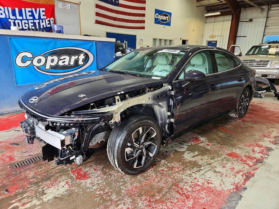 2024 Hyundai Sonata VIN KMHL64JA4RA368825 COPART salvage auction — FRONT END, Ny - Mv-907A Salvage Certificate, sold $5,600 on 2026-07-13 (photo 1)