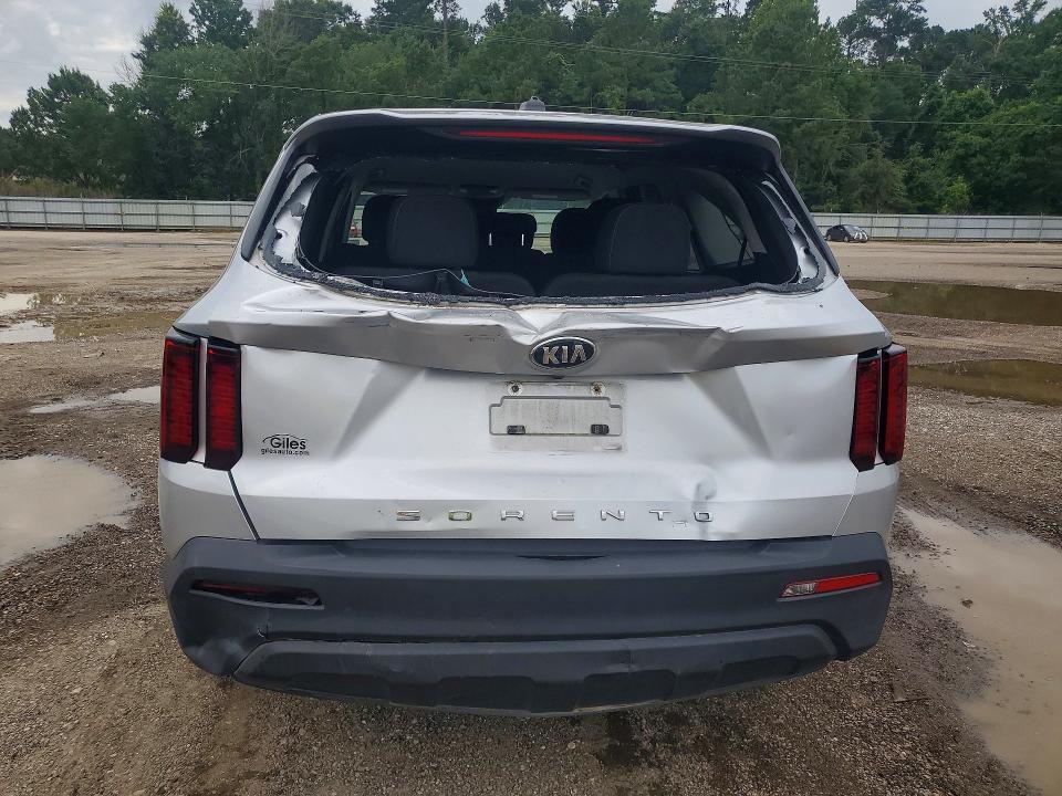 2021 Kia Sorento VIN 5XYRG4LC8MG026569 COPART salvage auction — REAR END, LA - CERT OF TITLE-SALVAGE, sold $1,800 on 2026-07-24 (photo 6)