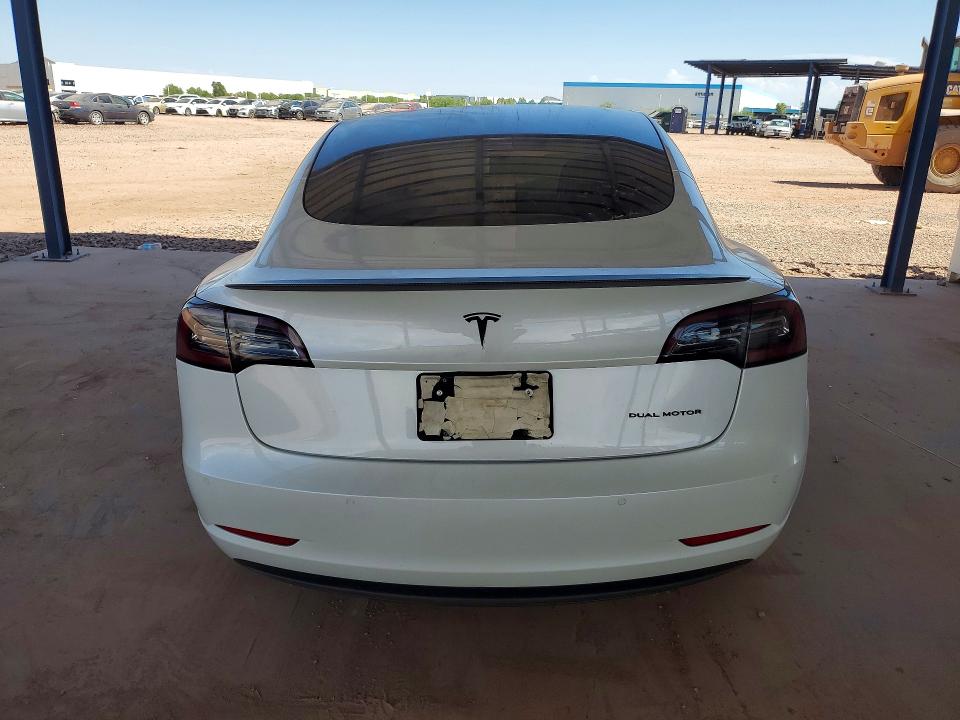 2020 Tesla VIN 5YJ3E1EBXLF646361 COPART salvage auction — FRONT END, Az - Cert Of Title - Salvage, sold $3,150 on 2026-07-07 (photo 6)
