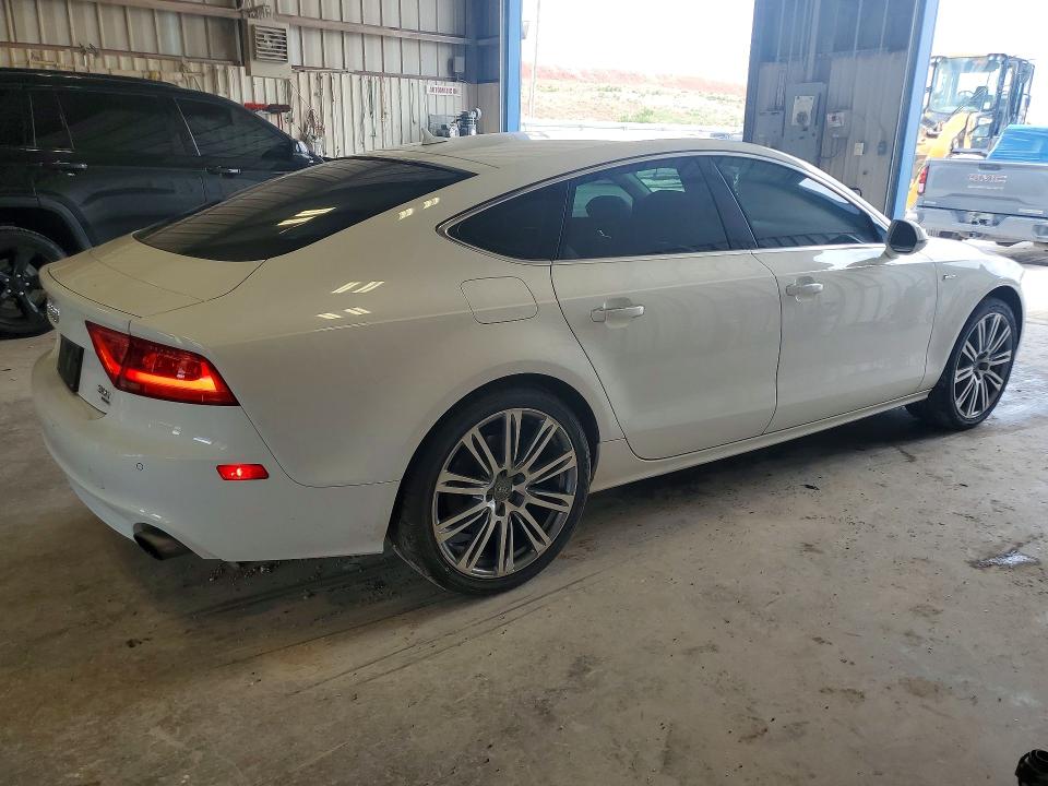2014 Audi A7 VIN WAUWGAFC5EN079850 COPART salvage auction — FRONT END, Tx - Certificate Of Title, sold $1,450 on 2026-07-17 (photo 3)