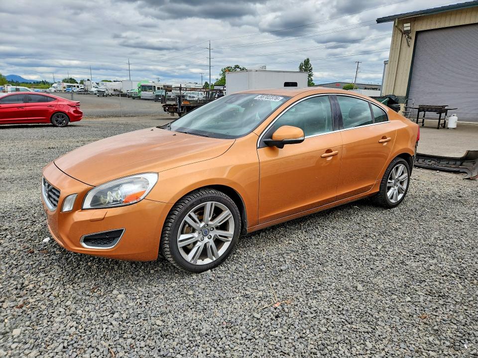 2013 Volvo S60 VIN YV1902FH8D2170577 COPART salvage auction — REAR END, Or - Salvage Title Certificate, sold $2,050 on 2026-08-04 (photo 1)