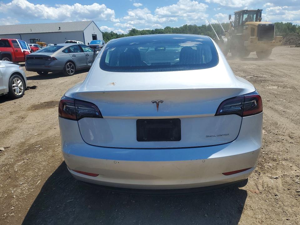 2018 Tesla Model 3 VIN 5YJ3E1EB5JF087654 COPART salvage auction — HAIL, Oh - Cert Of Title-Salvage, sold $7,700 on 2026-07-02 (photo 6)