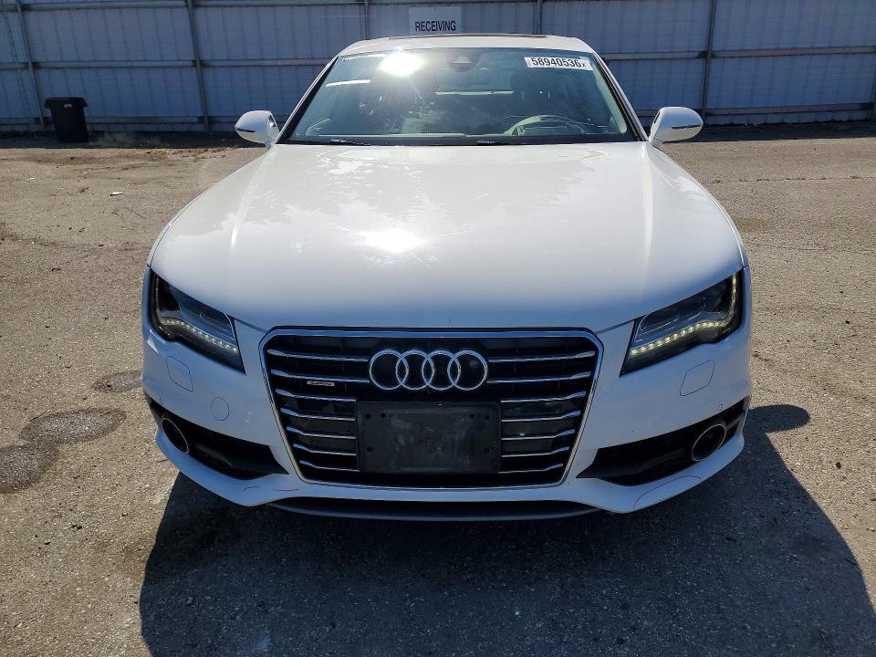 2012 Audi A7 VIN WAUSGAFCXCN006985 COPART salvage auction — REAR END, WA - BILL OF SALE, sold $3,950 on 2026-07-06 (photo 5)