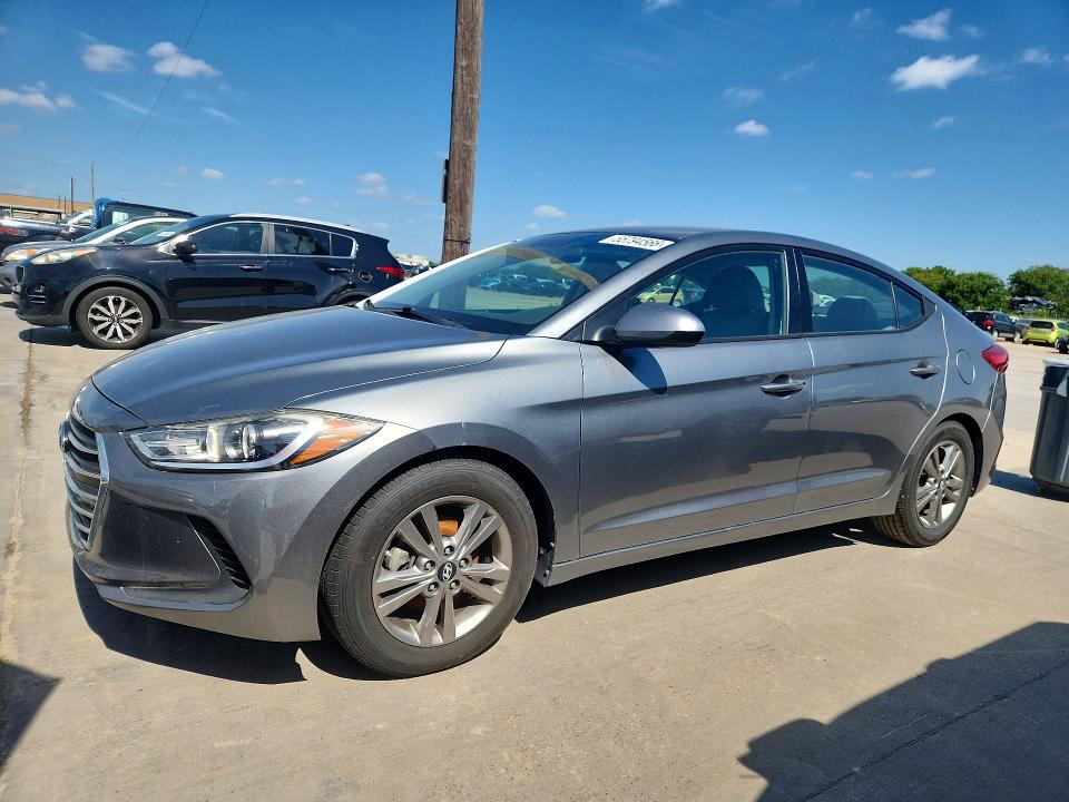 2017 Hyundai Elantra VIN KMHD84LF3HU152775 COPART salvage auction — NORMAL WEAR, Mt - Certificate Of Title, sold $1,150 on 2026-07-02 (photo 1)