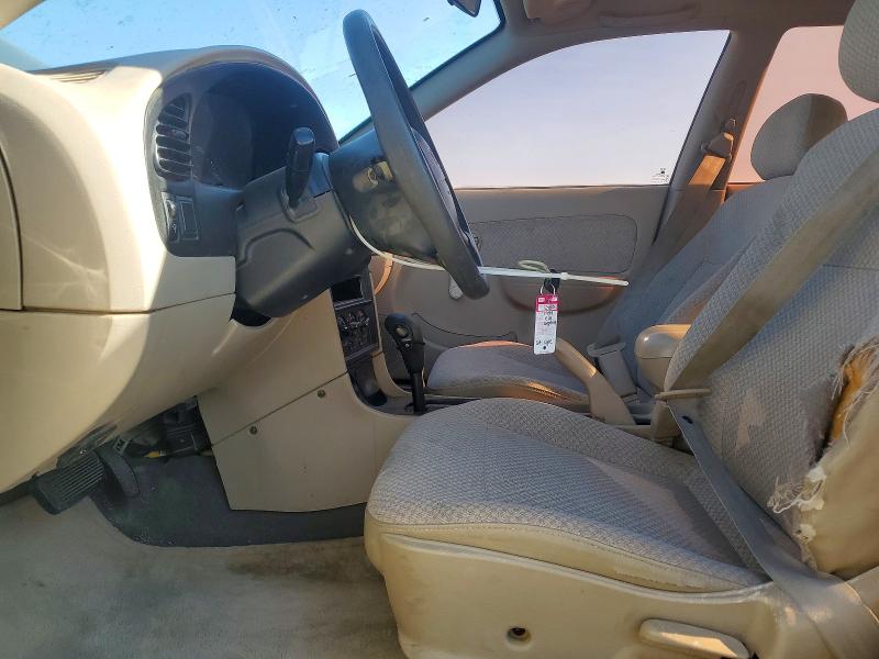 1999 Kia Sephia VIN KNAFB1218X5803598 COPART salvage auction — REAR END, Ca - Salvage Certificate, sold $200 on 2026-07-10 (photo 7)