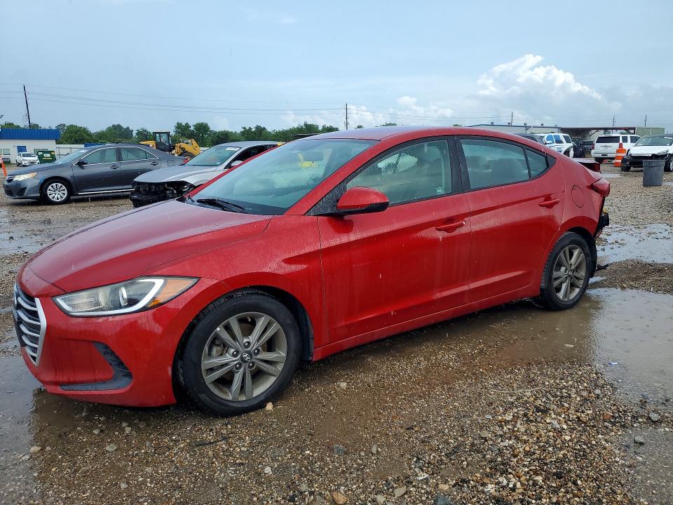 2018 Hyundai Elantra VIN 5NPD84LF8JH223392 COPART salvage auction — REAR END, Tx - Salvage Vehicle Title, sold $2,800 on 2026-07-09 (photo 1)