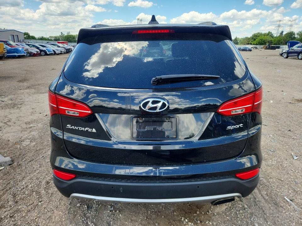 2014 Hyundai Santa fe VIN 5XYZU3LB3EG136103 COPART salvage auction — FRONT END, Il - Salvage Certificate, sold $1,600 on 2026-07-28 (photo 6)