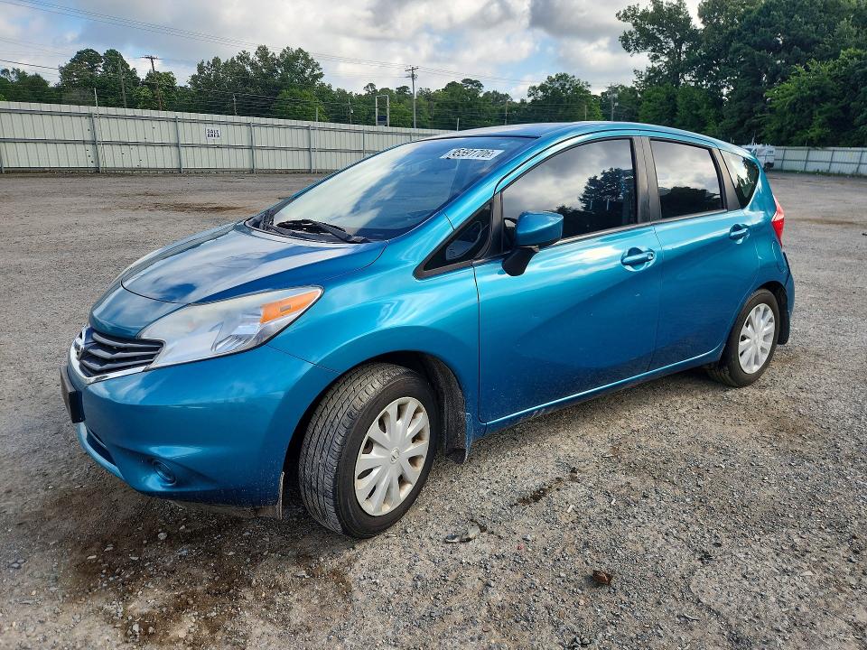 2015 Nissan Versa VIN 3N1CE2CP2FL394814 COPART salvage auction — REAR END, TX - SALVAGE VEHICLE TITLE, sold $700 on 2026-09-03 (photo 1)