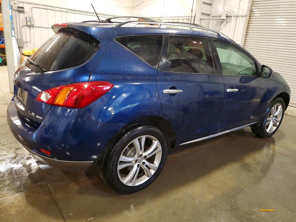 2009 Nissan Murano VIN JN8AZ18WX9W137387 COPART salvage auction — SIDE, Mn - Cert Of Title-Prior Salvage, sold $625 on 2026-07-06 (photo 3)