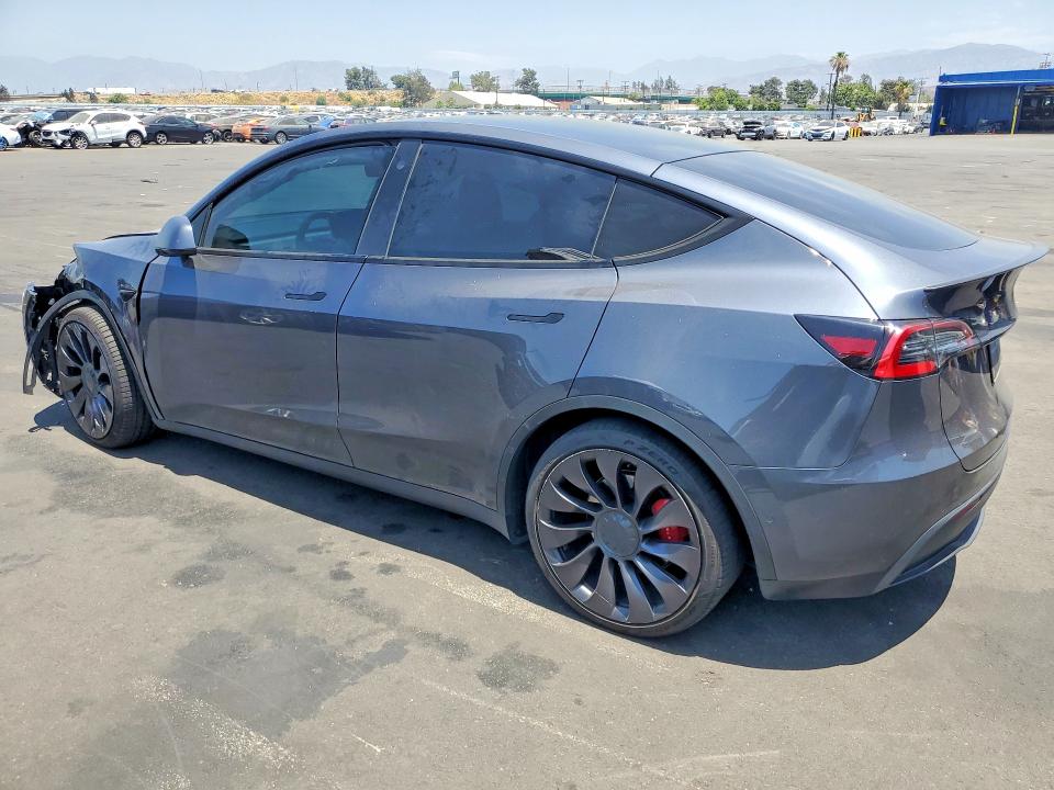 2021 Tesla VIN 5YJYGDEF9MF098732 COPART salvage auction — FRONT END, Ca - Salvage Certificate, sold $8,800 on 2026-07-15 (photo 2)