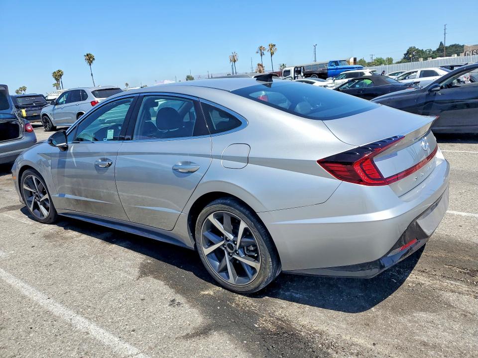 2021 Hyundai Sonata VIN 5NPEJ4J28MH065181 COPART salvage auction — Burn Engine, Ca - Salvage Certificate, sold $325 on 2026-07-28 (photo 2)