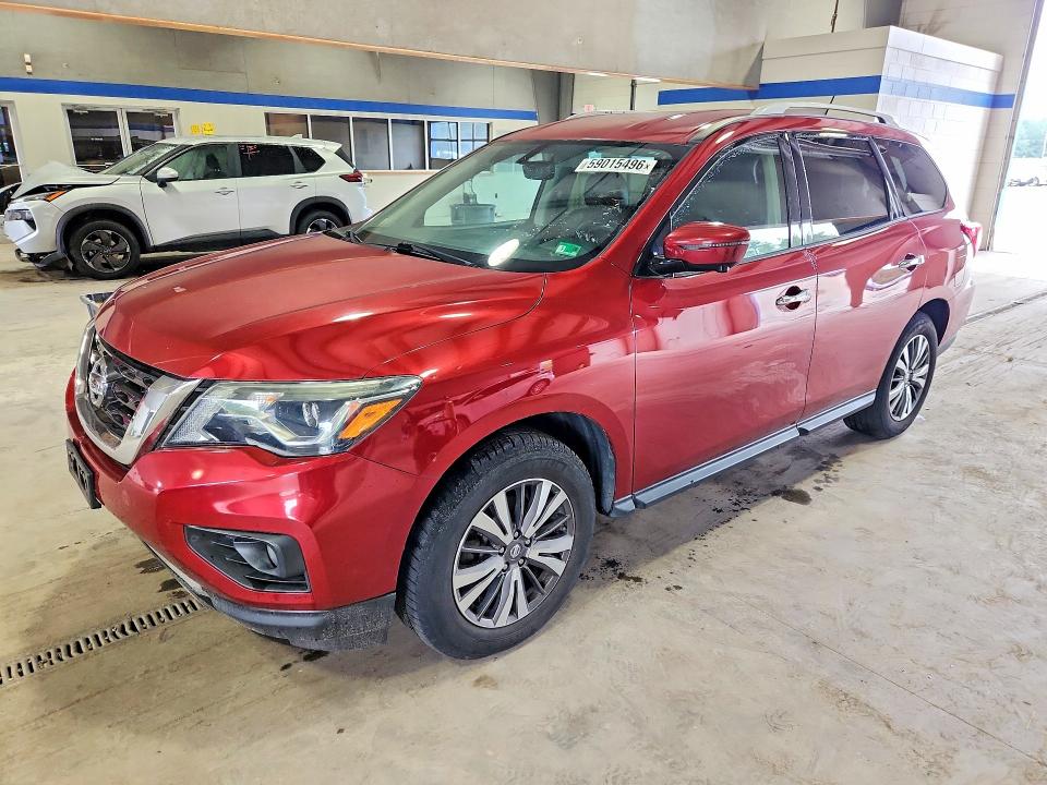 2017 Nissan Pathfinder VIN 5N1DR2MM8HC688528 COPART salvage auction — NORMAL WEAR, Va - Certificate Of Title (P), sold $2,500 on 2026-07-10 (photo 1)