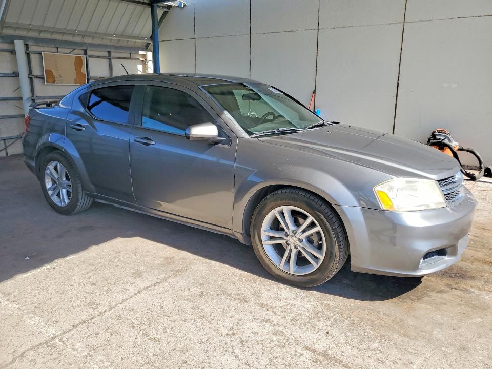 2012 Dodge Avenger VIN 1C3CDZEG2CN121202 COPART salvage auction — FRONT END, Tx - Certificate Of Title, sold $850 on 2026-07-10 (photo 4)
