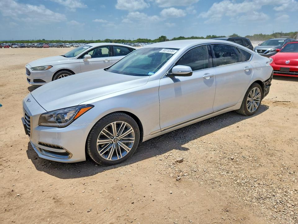 2018 Genesis G80 VIN KMHGN4JEXJU227218 — COPART salvage auction photo
