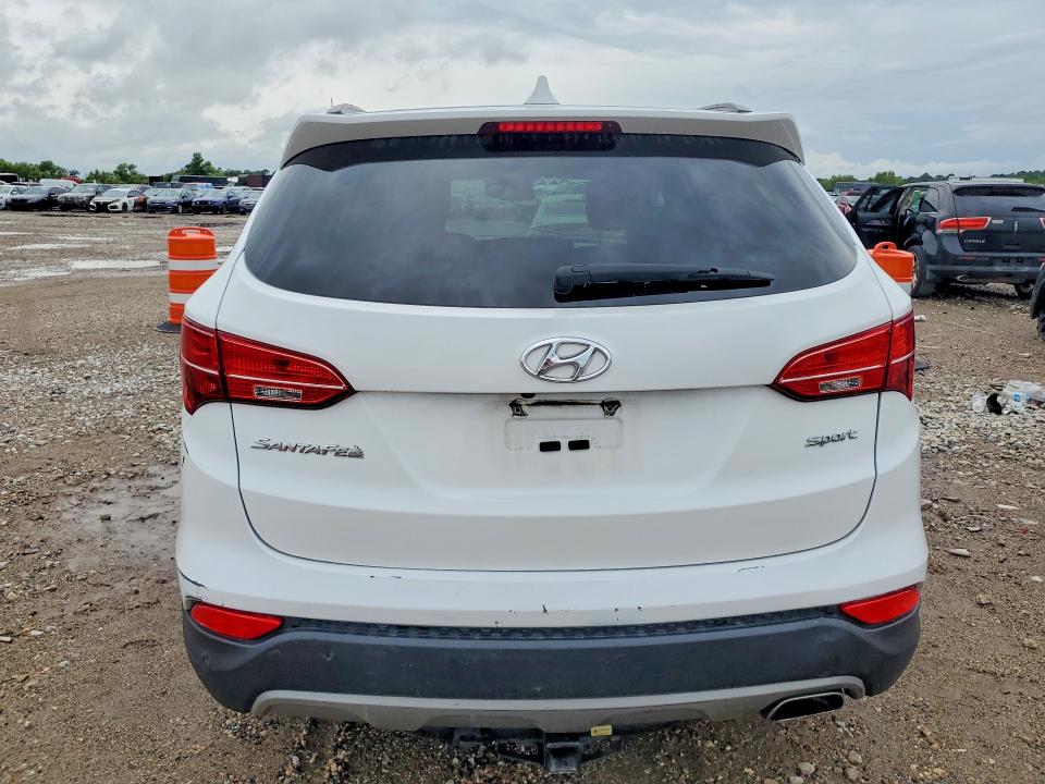 2016 Hyundai Santa fe VIN 5XYZU3LB9GG355831 COPART salvage auction — FRONT END, Tx - Salvage Vehicle Title, sold $2,250 on 2026-07-02 (photo 6)