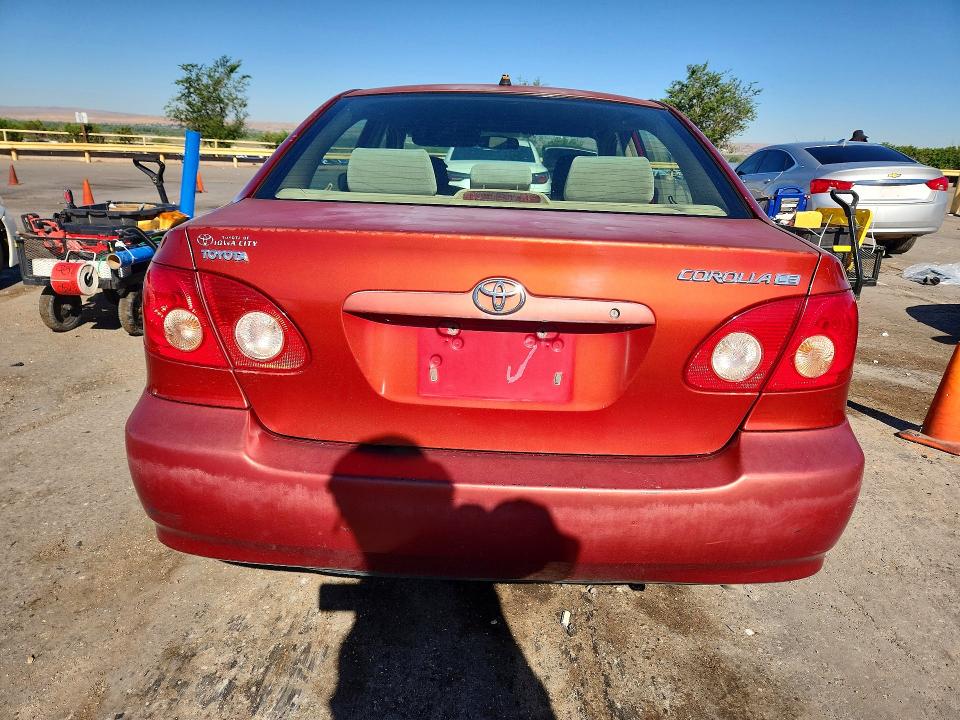 2005 Toyota Corolla VIN JTDBR32E752065965 COPART salvage auction — FRONT END, Nm - Cert Of Title-Salvage, sold $200 on 2026-07-02 (photo 6)