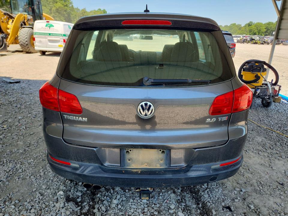 2014 Volkswagen Tiguan VIN WVGAV3AX8EW625118 COPART salvage auction — FRONT END, Sc - Cert Of Title-Salvage, sold $850 on 2026-08-11 (photo 6)