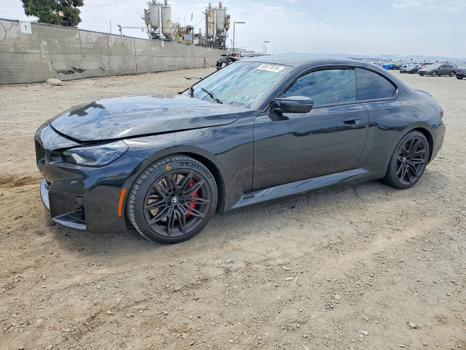 2025 BMW M2 VIN 3MF23DM02S8F69505 COPART salvage auction — FRONT END, Ca - Salvage Certificate, sold $37,250 on 2026-09-29 (photo 1)