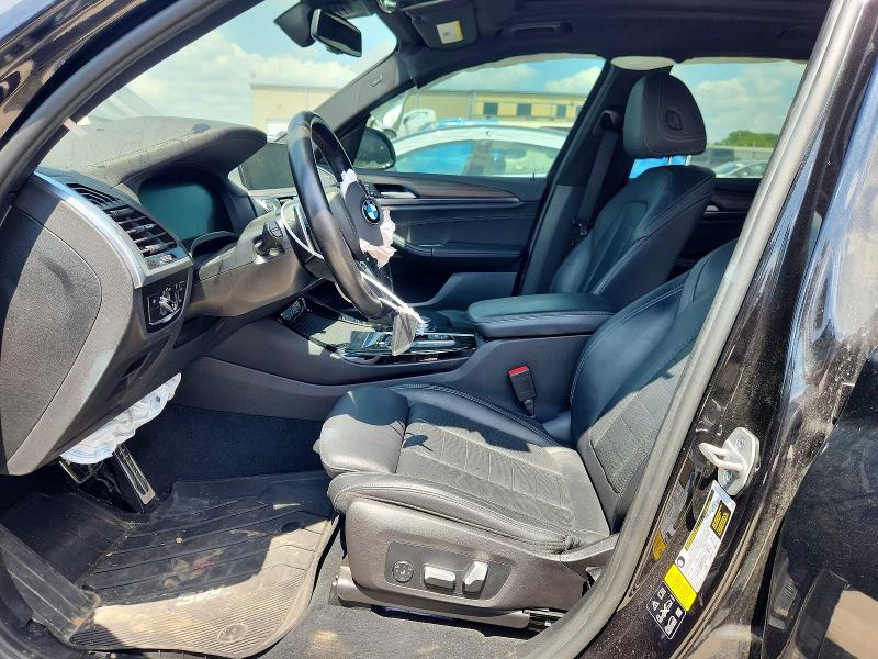 2021 BMW X3 VIN 5UXTY9C01M9F21561 COPART salvage auction — FRONT END, Tx - Certificate Of Title (P), sold $16,500 on 2026-07-30 (photo 7)