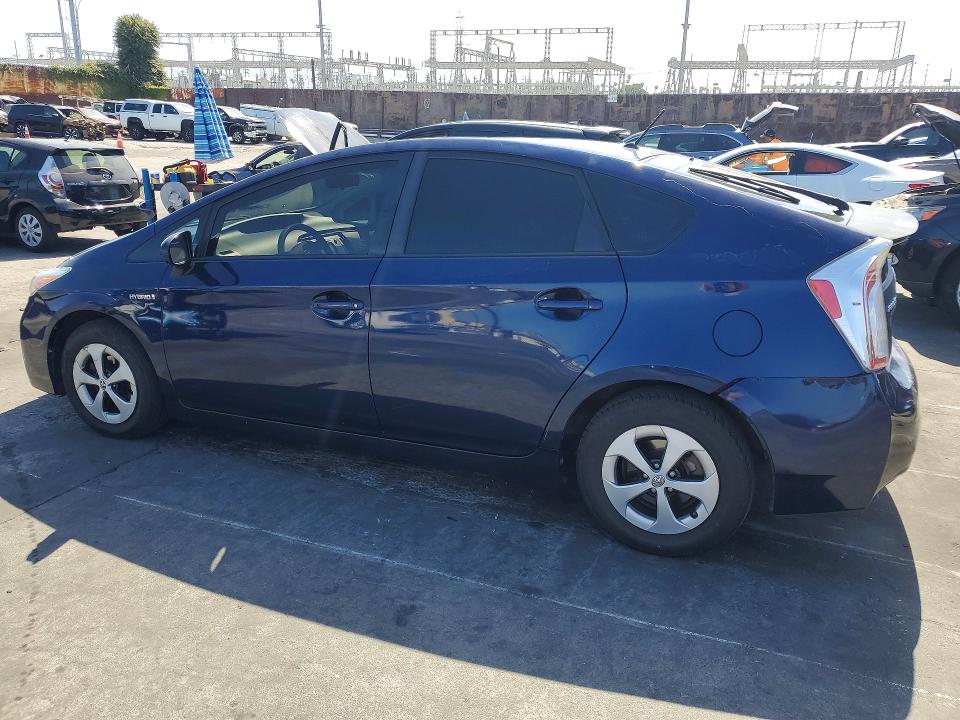 2012 Toyota Prius VIN JTDKN3DU1C1522711 COPART salvage auction — REAR END, Ca - Salvage Certificate, sold $1,000 on 2026-07-15 (photo 2)