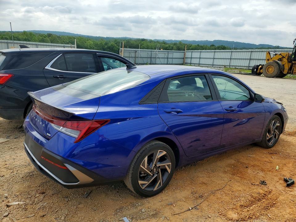 2025 Hyundai Elantra VIN KMHLM4DJ1SU145163 COPART salvage auction — FRONT END, Va - Cert Of Title - Salvage, sold $6,900 on 2026-07-17 (photo 3)