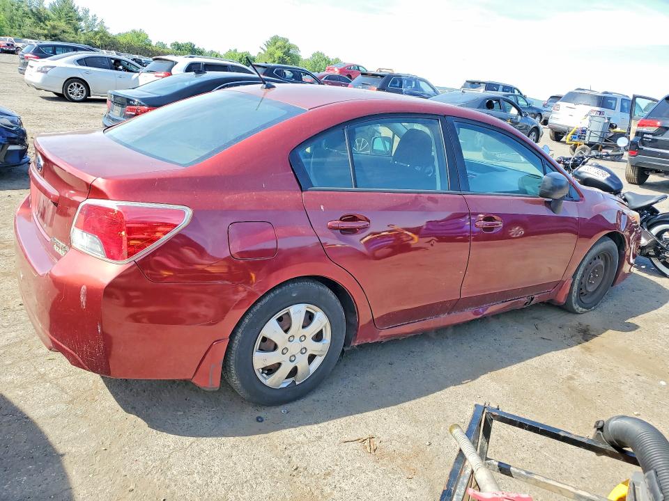 2012 Subaru Impreza VIN JF1GJAA65CH013052 COPART salvage auction — FRONT END, Pa - Cert Of Title (P), sold $1,100 on 2026-07-02 (photo 3)