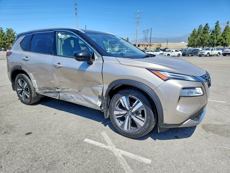 2021 Nissan Rogue VIN JN8AT3DC9MW101675 COPART salvage auction — SIDE, Ca - Salvage Certificate, sold $150 on 2026-07-21 (photo 4)