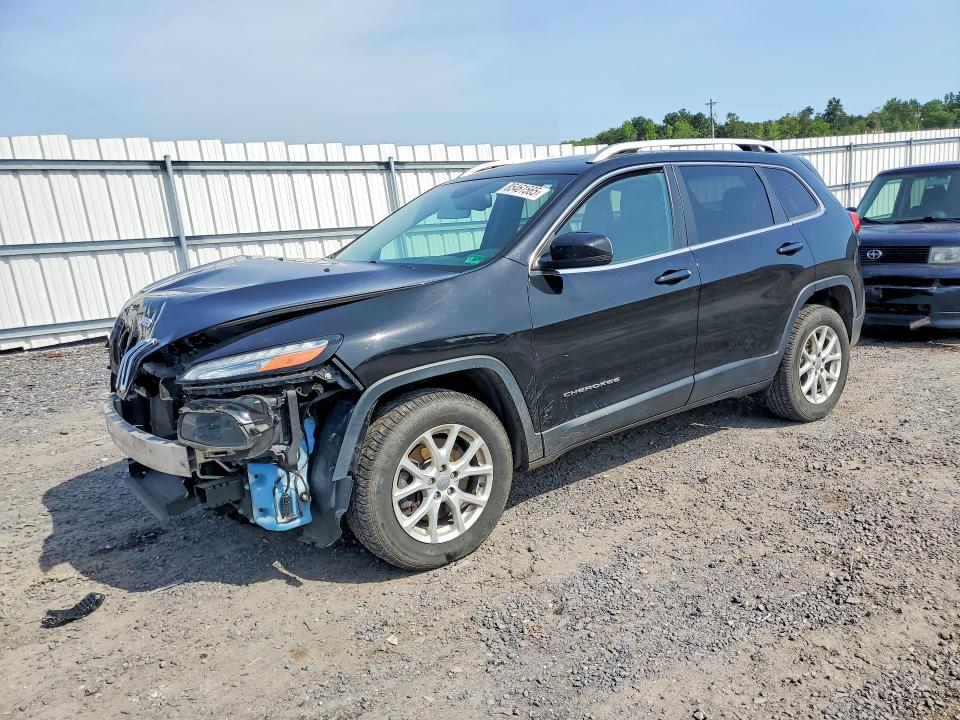 2017 Jeep Cherokee VIN 1C4PJMCS8HW569039 COPART salvage auction — FRONT END, Va - Cert Of Title - Salvage, sold $700 on 2026-07-29 (photo 1)