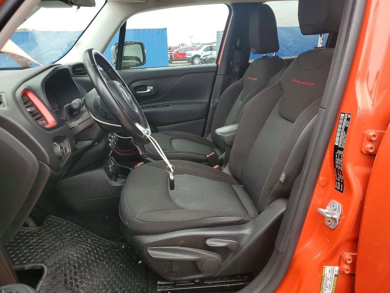 2016 Jeep VIN ZACCJBCT8GPD48385 COPART salvage auction — FRONT END, In - Cert Of Title-Salvage Title, sold $700 on 2026-08-14 (photo 7)