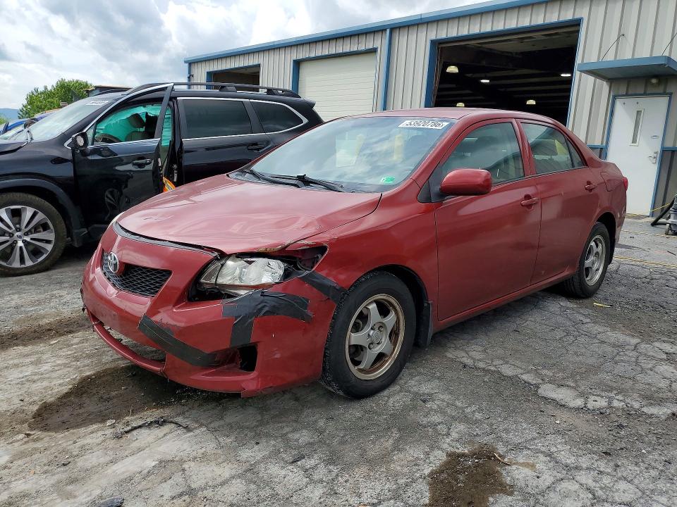2009 Toyota Corolla VIN JTDBL40E799030253 COPART salvage auction — FRONT END, Pa - Certificate Of Salvage, sold $825 on 2026-07-24 (photo 1)