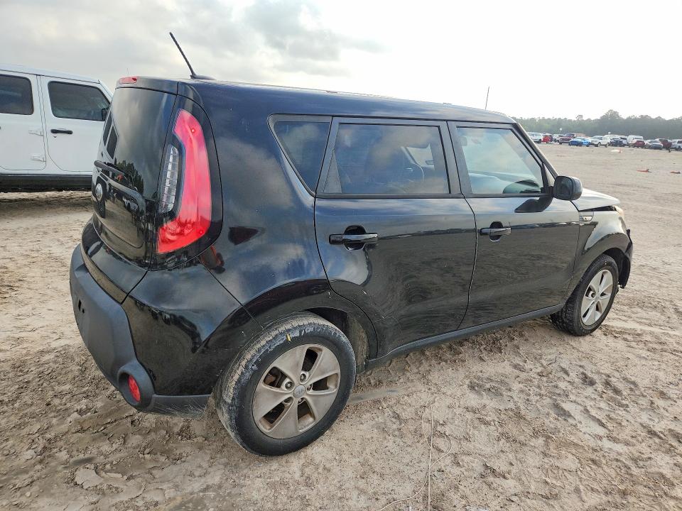 2014 Kia Soul VIN KNDJN2A26E7057027 COPART salvage auction — FRONT END, Tx - Bonded Title - Salvage, sold $900 on 2026-07-02 (photo 3)