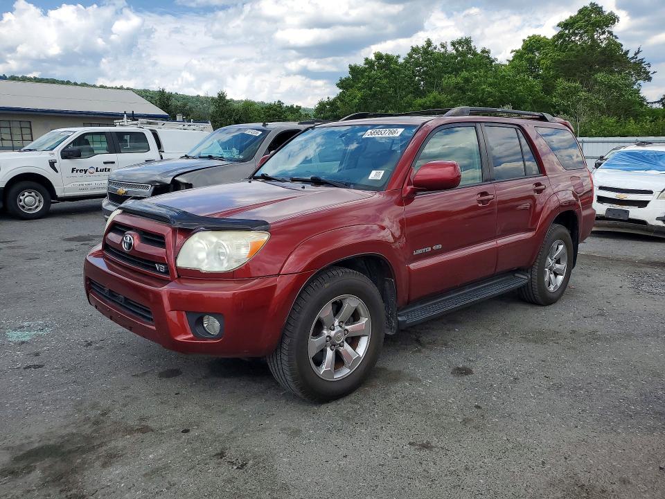 2007 Toyota 4runner VIN JTEBT17R078039219 COPART salvage auction — MINOR DENT/SCRATCHES, PA - CERT OF TITLE (P), sold $4,500 on 2026-07-16 (photo 1)