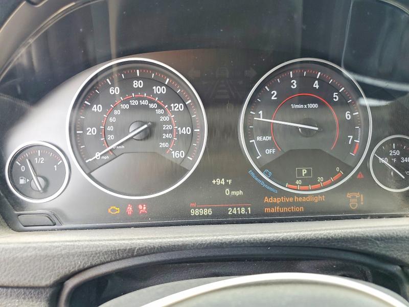 2016 BMW 4er VIN WBA4A9C50GGL87724 COPART salvage auction — FRONT END, Tx - Salvage Vehicle Title, sold $1,750 on 2026-07-23 (photo 9)
