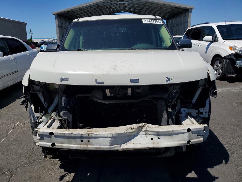 2014 Ford Flex VIN 2FMGK5B87EBD09751 COPART salvage auction — FRONT END, Ca - Salvage Certificate, sold $625 on 2026-07-09 (photo 5)