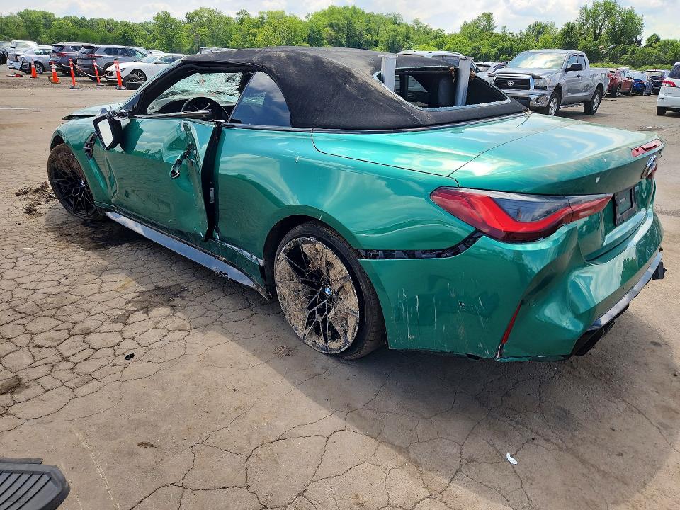 2022 BMW M4 VIN WBS33BA0XNCK00414 COPART salvage auction — ALL OVER, Ct - Cert Of Title-Salvage, sold $12,200 on 2026-07-28 (photo 2)