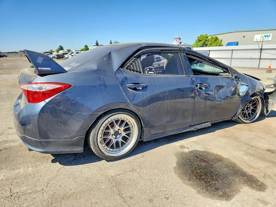 2016 Toyota Corolla VIN 5YFBURHE2GP520699 COPART salvage auction — ROLLOVER, CA - SALVAGE CERTIFICATE, sold $1,100 on 2026-07-10 (photo 3)