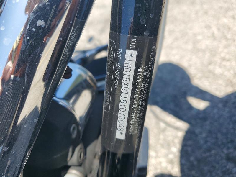 2006 Harley-davidson Flstfi VIN 1HD1BXB116Y078048 COPART salvage auction — FRONT END, CA - SALVAGE CERTIFICATE, sold $1,850 on 2026-07-02 (photo 9)