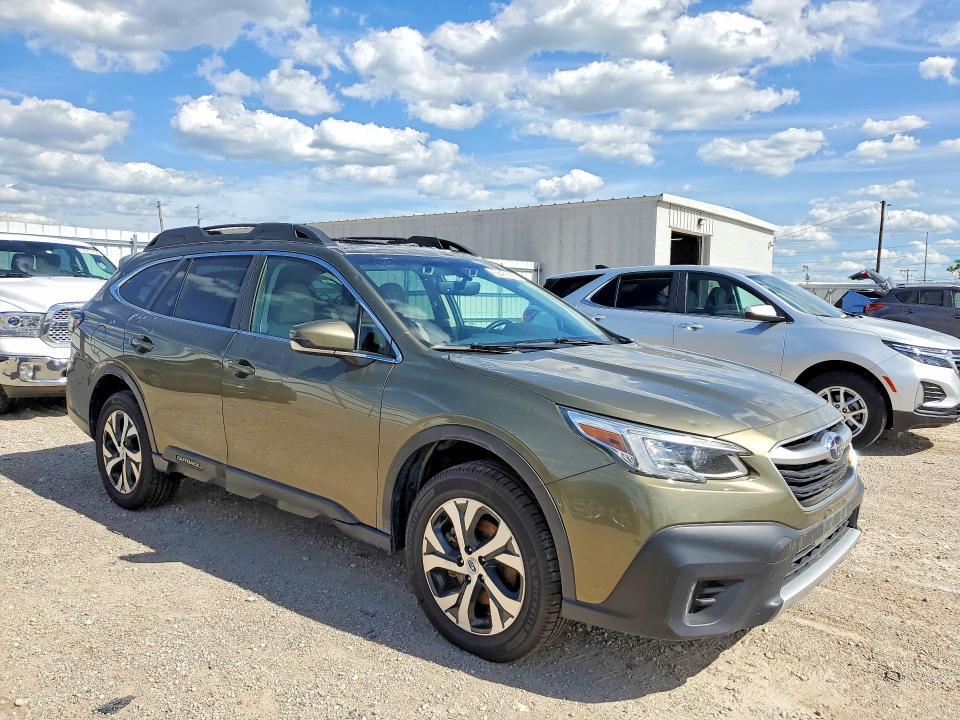 2021 Subaru Outback VIN 4S4BTGND3M3119343 COPART salvage auction — HAIL, Ia - Cert Of Title-Salvage Title, sold $8,900 on 2026-08-26 (photo 4)