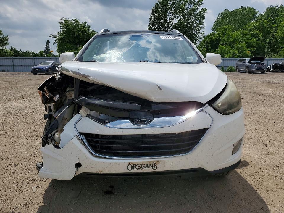 2014 Hyundai Tucson VIN KM8JUCAG6EU792589 COPART salvage auction — FRONT END, ON - PERMIT SALVAGE, sold $750 on 2026-07-16 (photo 5)