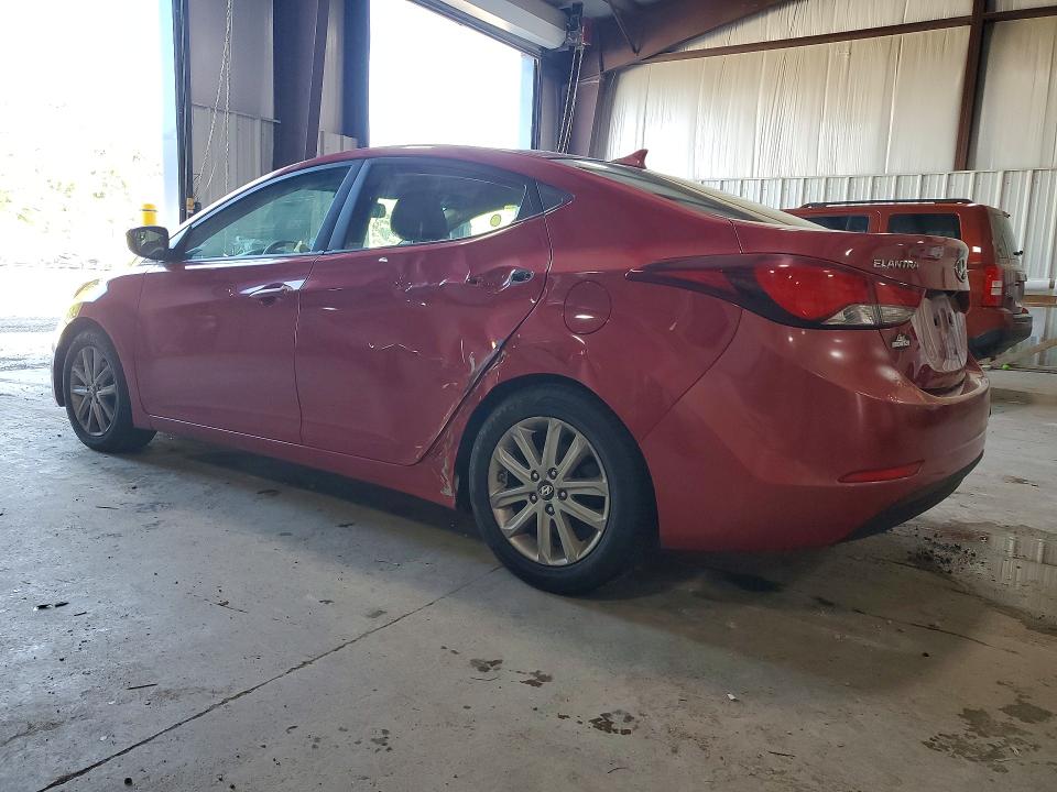2015 Hyundai Elantra VIN KMHDH4AE5FU350720 COPART salvage auction — SIDE, Mt - Certificate Of Title, sold $1,150 on 2026-07-15 (photo 2)